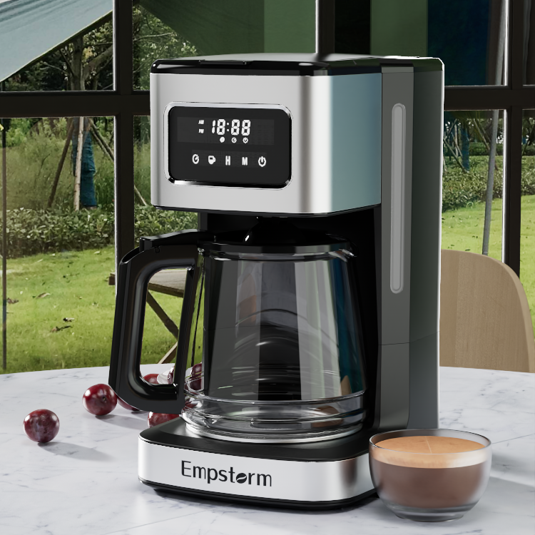 Empstorm 12-Cup Programmable Coffee Maker with Timer and Automatic Start,  Drip Coffee Machine with Touch Screen, Regular & – Coffee Gear